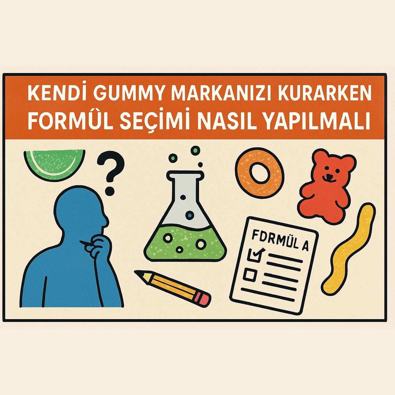 Kendi Gummy Markanızı Kurarken Formül Seçimi Nasıl Yapılmalı?