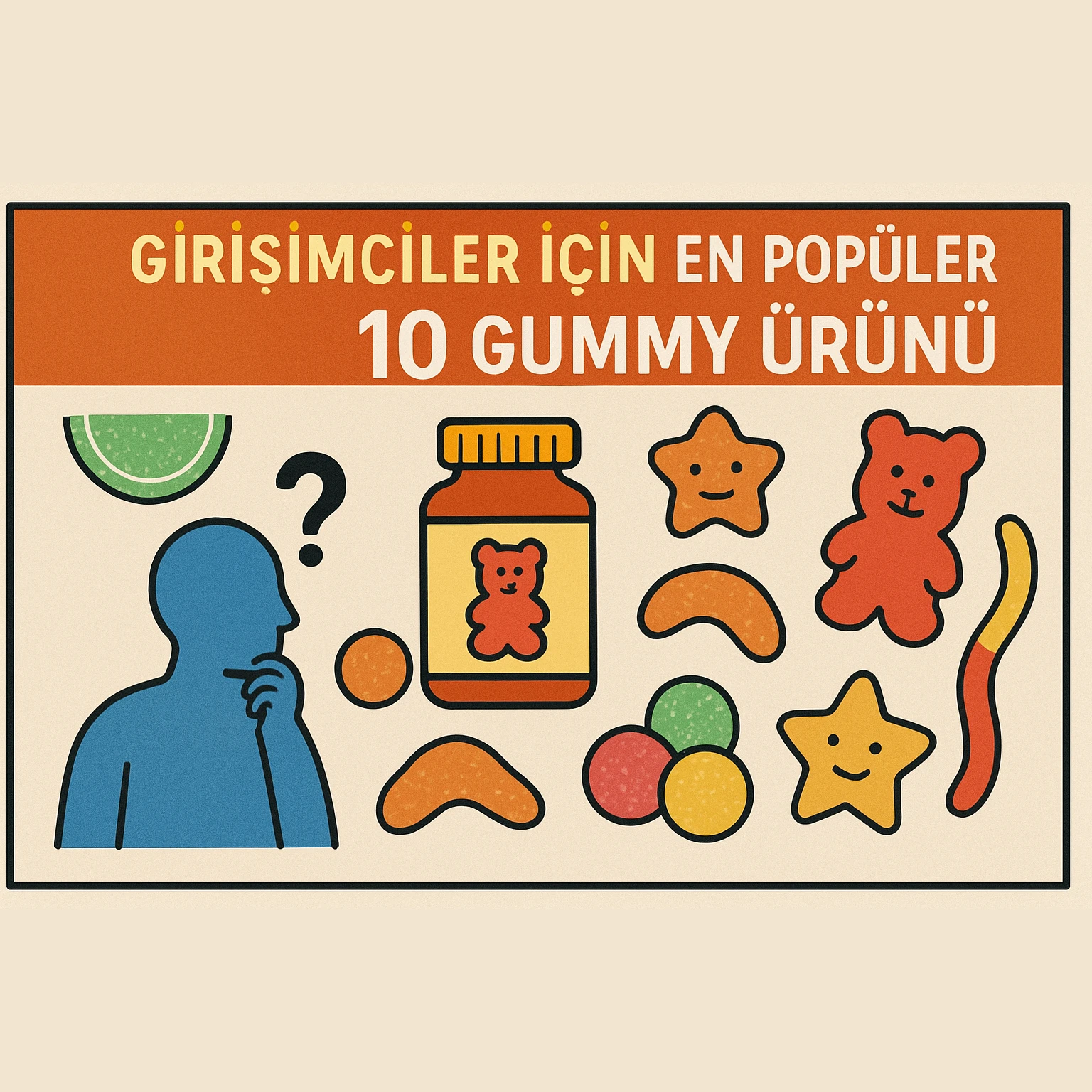 Girişimciler İçin En Popüler 10 Gummy Ürünü
